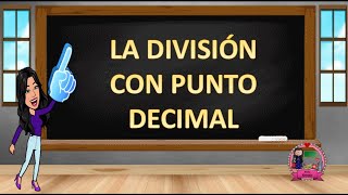 Divisiones con punto decimal [upl. by Eadahs852]