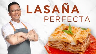 El secreto de la receta perfecta de Lasaña sin cocer primero la pasta [upl. by Ham]