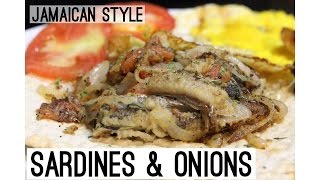 Jamaican Style Sardines amp Onions  Hello Sweet Biscuit [upl. by Retepnhoj118]