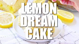 How to make EASY LEMON DREAM CAKE [upl. by Bullough]