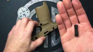 Magazine release removal methods for Sig Sauer P320 and P365 [upl. by Aitselec655]