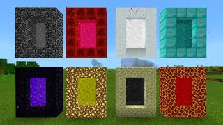 8 Portals in Minecraft [upl. by Ahsiaa126]