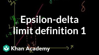 Epsilondelta limit definition 1  Limits  Differential Calculus  Khan Academy [upl. by Miyasawa428]