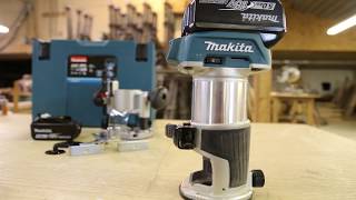 Testing the Makita XTR01Z cordless router [upl. by Marlene]