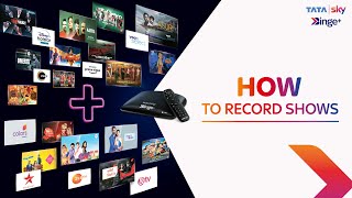 Tata Sky Binge Plus  How To Record Your Favorite Shows On Tata Sky Set Top Box  Entertainment Adda [upl. by Ykcim]