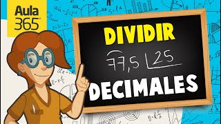 ¿Cómo dividir decimales  Videos educativos Aula365 [upl. by Enelra]