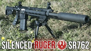 Silenced Ruger SR762 Piston AR10 Review [upl. by Olathe]