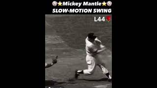 Mickey Mantle Slow Motion Swing 1961 [upl. by Arimas]