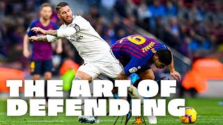 Best TACKLES AND BLOCKS  Sergio Ramos x Real Madrid [upl. by Yelrehs]