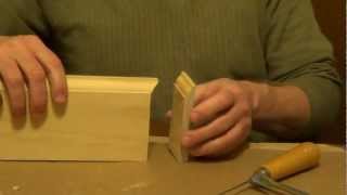 How To Cope Molding  Coping Saw  Tools For The Home [upl. by Bertine]