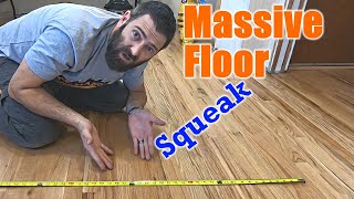 How To Fix Floor Squeaks In Old Houses  THE HANDYMAN [upl. by Lebam]