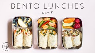 3 Healthier BENTO BOX Lunch Ideas 🐝 DAY 8  HONEYSUCKLE [upl. by Lednor]