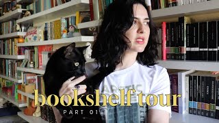 Bookshelf Tour Austen Brontës Dickens et al Part 1 [upl. by Natehc]