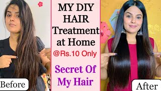 My SECRET Hair Treatment At Home  Why My Hairs Are Naturally Straighter  Keratin Treatment  SPA [upl. by Jeniffer216]