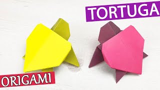 🐢 TORTUGA de papel FÁCIL– Origami paso a paso [upl. by Notnroht168]