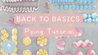 Piping Tutorial Learn How to Pipe To Perfection  Georgias Cakes [upl. by Oicnaneb]