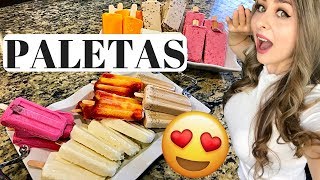 Paletas How To  Mexican Restaurant Popsicles [upl. by Nirahs]