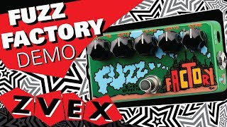 ZVEX Fuzz Factory demo video by Zachary Vex [upl. by Jo Ann266]