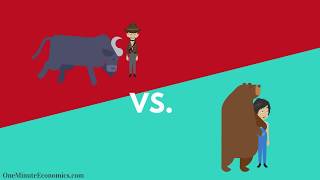 Bull and Bear Markets Bullish vs Bearish Explained in One Minute From Definition to Examples [upl. by Nicol197]