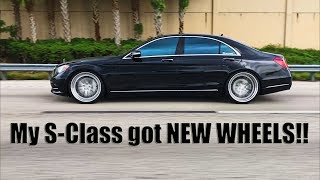 My SClass got NEW WHEELS [upl. by Kcirdahc]