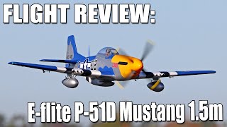 From the Field  Eflite P51D Mustang 15m with Smart Flight Review [upl. by Sloane]