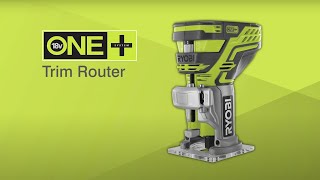 Ryobi ONE 18V Cordless Trim Router Introduction R18TR [upl. by Anehs797]