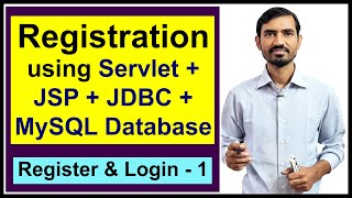 Registration using JSP  Servlet  JDBC  MySQL Database Practical [upl. by Nehgem]