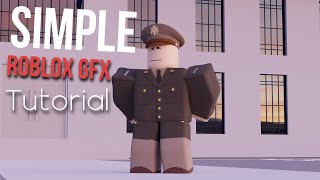 Simple Roblox GFX Tutorial with 3D clothing  Blender 2910 [upl. by Anneuq]