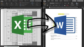 12 Automating Word Documents from Excel  No VBA [upl. by Leesen]