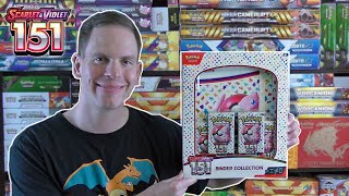 Pokemon 151 Binder Collection Opening [upl. by Mihalco]