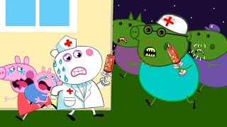 Peppa Zombie Apocalypse Zombies Appear At The Laboratory🧟‍♀️  Peppa Pig Funny Animation [upl. by Sclater]