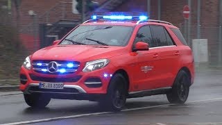 NAGELNEUER KdoW Einsatzfahrten Feuerwehr Ratingen während Sturm am 1003 [upl. by Len362]