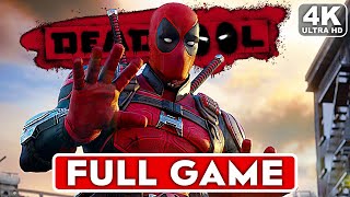 DEADPOOL Gameplay Walkthrough Part 1 FULL GAME 4K 60FPS PC ULTRA SETTINGS  No Commentary [upl. by Bj]