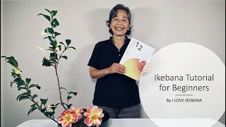 Ikebana Flower Arrangement Tutorial [upl. by Manas655]