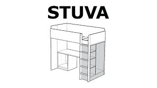 How to assemble the STUVA storage unit [upl. by Ainod]