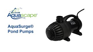 Aquascape AquaSurge® Pond Pumps [upl. by Soisanahta]