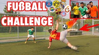 FUßBALL CHALLENGE   Feuchte Bestrafung [upl. by Ahoufe]