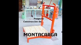 Diseño y construccíon de Montacarga [upl. by Arelc]