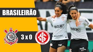 CORINTHIANS 3 X 0 INTERNACIONAL  GOLS  BRASILEIRÃO FEMININO 2024 [upl. by Akemor494]