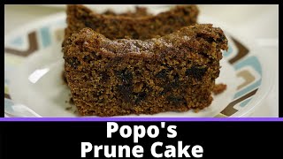 Prune Cake  Old Time Favorite  MOIST and DELICIOUS Recipe [upl. by Ilam]