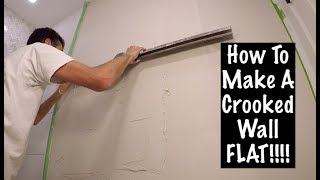 MUD FRAMING How to FIX CROOKED WALLS [upl. by Yknip931]