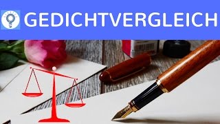 Gedichtvergleich  Vergleich amp Interpretation von Gedichten  Zusammenfassung  Lyrik [upl. by Llij]