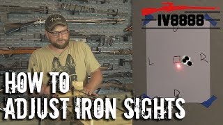 How To Adjust Iron Sights [upl. by Eilla757]