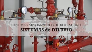 FUNCIONAMIENTO DE SISTEMAS DE DILUVIO DE ROCIADORES E Firepiping Showroom [upl. by Farhi510]