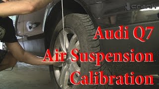 Audi Q7 Air Suspension CalibrationAdaptation [upl. by Klump]