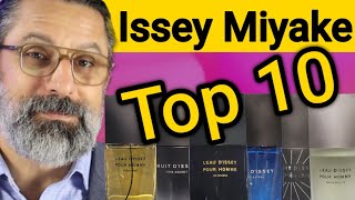 TOP 10 ISSEY MIYAKE FRAGRANCES [upl. by Gunter]