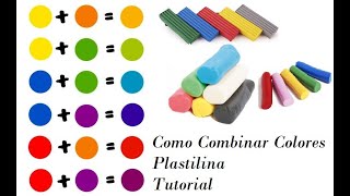 Como combinar colores con plastilina [upl. by Hulda290]