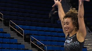 Highlights No 1 UCLA womens gymnastics opens season with win over No 11 Nebraska [upl. by Noxin226]