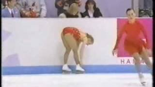 94 Olympics SP Warm UpTonya Harding [upl. by Dumah]