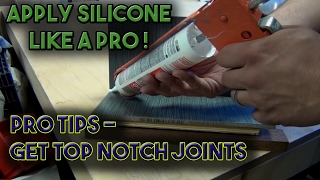 How to Apply Silicone or Caulk like a Pro [upl. by Martguerita]